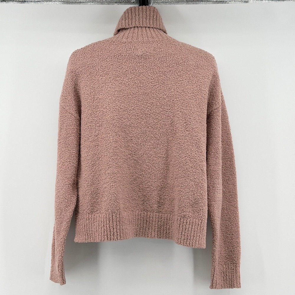 UGG Sherpa Turtleneck Sweater Women Large Boucle Knit Pullover - Picture 2 of 9